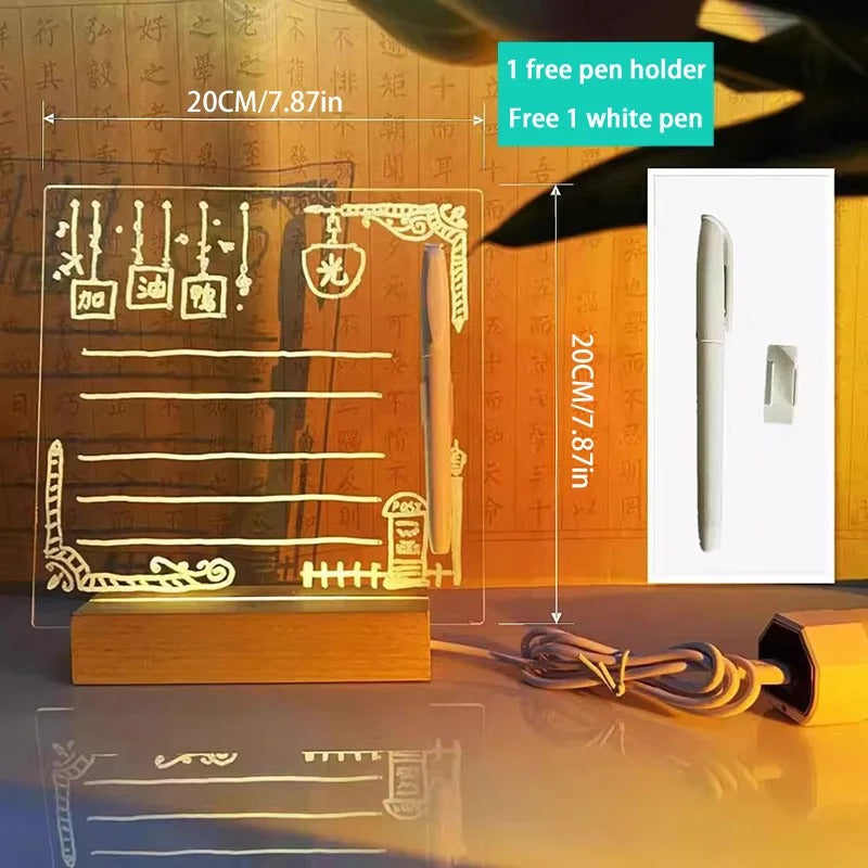 Panneau lumineux à message effaçable – 7 couleurs