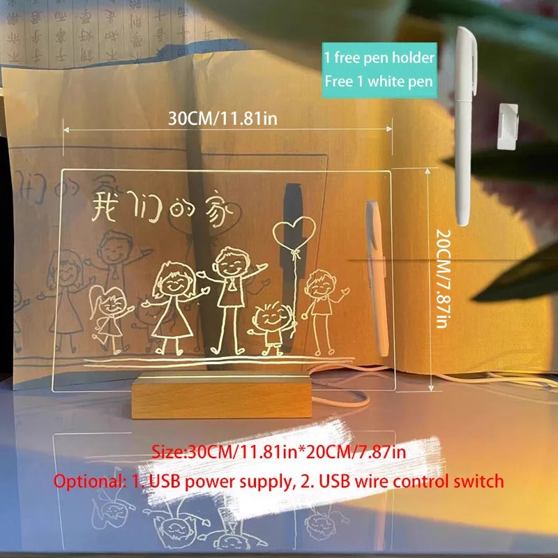 Panneau lumineux à message effaçable – 7 couleurs